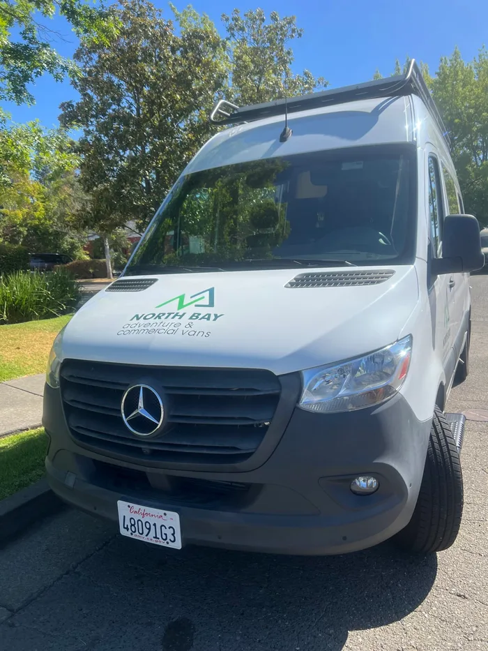 Mercedes Sprinter Sprinter 2500 campervan rental in Santa Rosa California exterior view