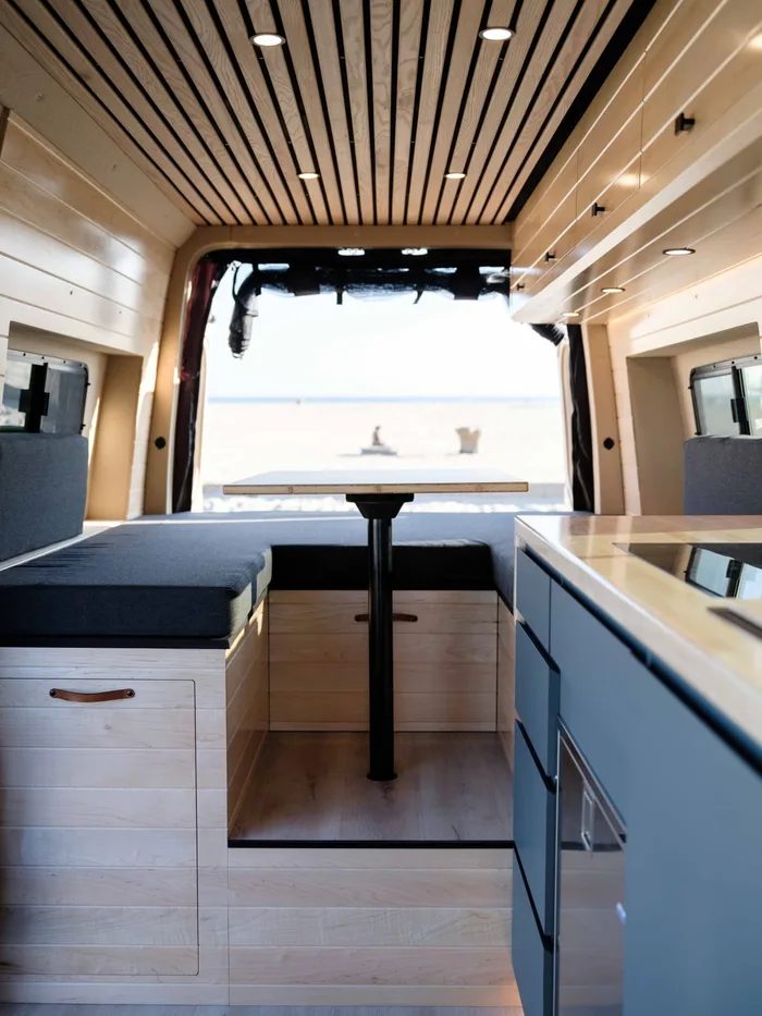 Mercedes Up-fitted Diesel Sprinter 2500 4X4 campervan rental in Salt Lake City Utah exterior view