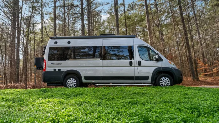 Jayco Swift campervan rental in Atlanta Georgia exterior view