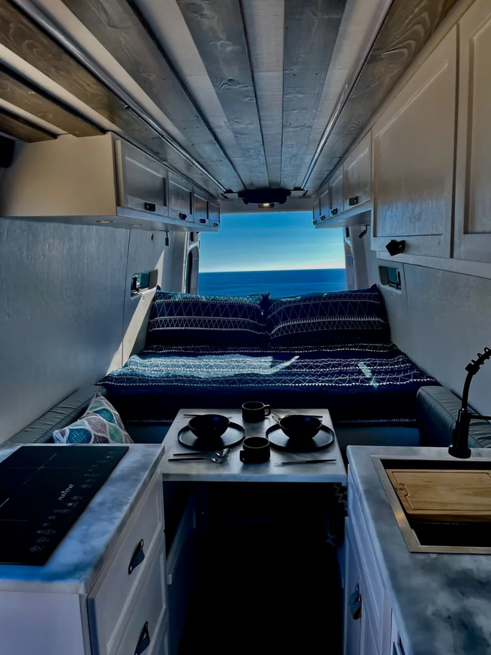 Mercedes-Benz Sprinter campervan rental in Salt Lake City Utah exterior view