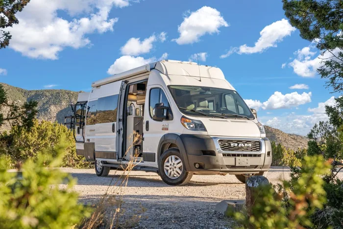 Thor Sequence campervan rental in Albuquerque New Mexico exterior view