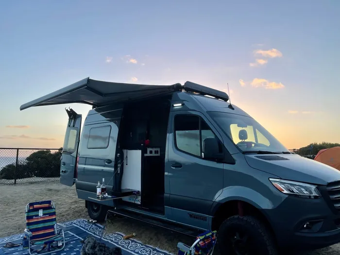 Winnebago Revel camper van rental in Missoula Montana exterior view