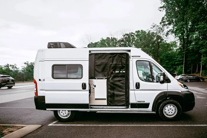 Winnebago Solis Pocket campervan rental in Atlanta Georgia exterior view