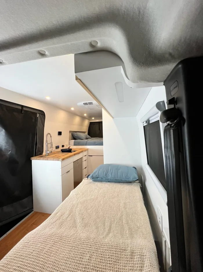 RAM Grand Suite camper van rental in Waterford Michigan exterior view