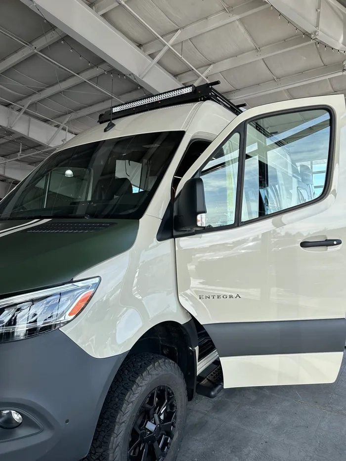 Mercedes-Benz Entegra Launch campervan rental in Bend Oregon exterior view