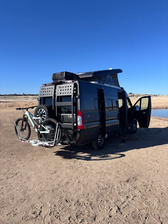 Winnebago Winnebago campervan rental in Sacramento California exterior view