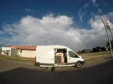 Ford Transit camper van rental in GLENDALE California exterior view