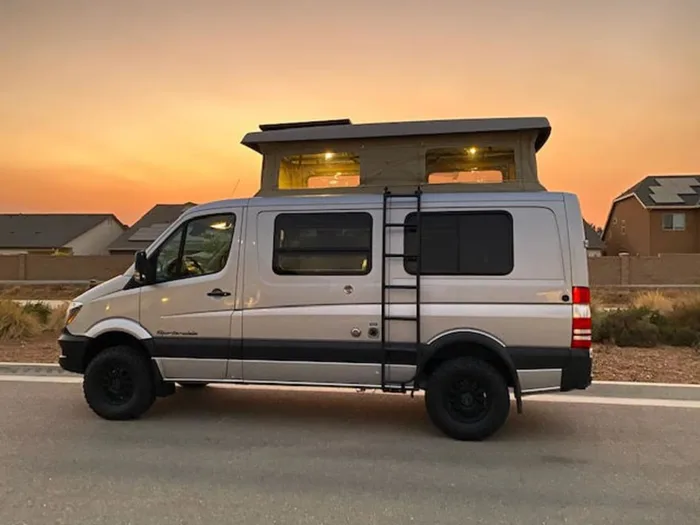 Springer With Pop camper van rental in Bellevue Washington exterior view