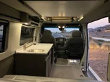 Kitchen area in Springer With Pop Class B camper van rental in Bellevue Washington
