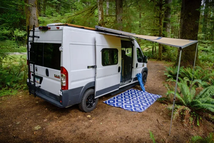 Adventure Wagon The Farley camper van rental in Bellevue Washington exterior view