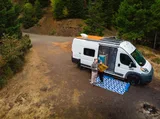 Adventure Wagon The Farley camper van rental in Bellevue Washington exterior view