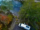 Mercedes-Benz Wild Blu camper van rental in Bellevue Washington exterior view