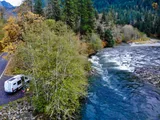 Mercedes-Benz Wild Blu camper van rental in Bellevue Washington