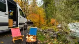 Mercedes-Benz Wild Blu camper van rental in Bellevue Washington