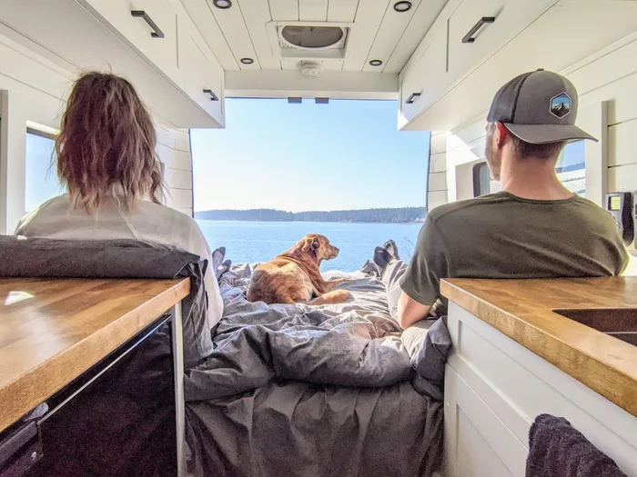 RAM Promaster 2500 camper van rental in Bellevue Washington exterior view
