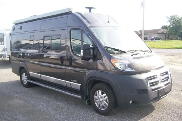 Winnebago Travato camper van rental in Savannah Georgia exterior view