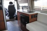 Kitchen area in FL #44 Lexor Class B camper van rental in Eastvale California