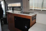 Kitchen area in FL #44 Lexor Class B camper van rental in Eastvale California