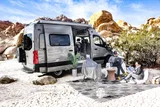 Mercedes-Benz Yardman2 camper van rental in Eastvale California exterior view