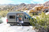 Mercedes-Benz Yardman2 camper van rental in Eastvale California exterior view