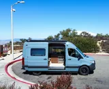 Mercedes-Benz Astro Camper camper van rental in Eastvale California exterior view