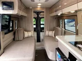 Kitchen area in Glampers Thor Sequence Class B camper van rental in Eastvale California