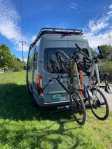 VT Adventures joy Ride camper van rental in Burlington Vermont exterior view