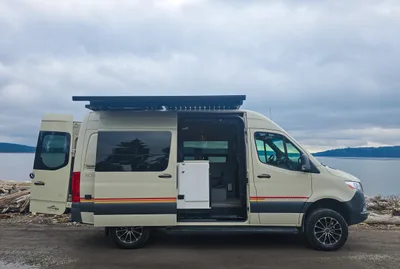 2021 Mercedes-Benz Sprinter Off-Grid Camper Van Rental in Bellevue, Washington camper van rental