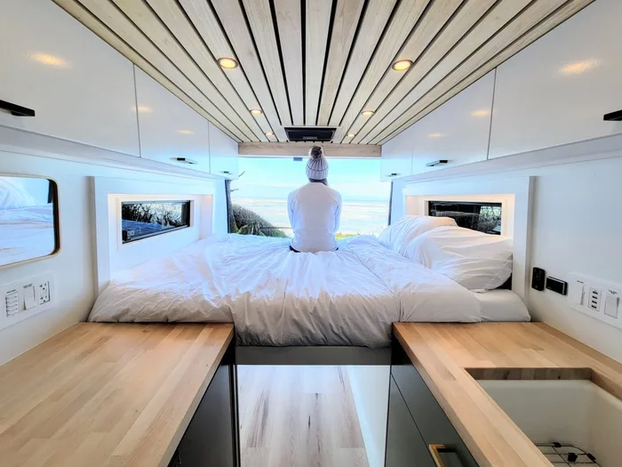 RAM Promaster 2500 camper van rental in Bellevue Washington exterior view