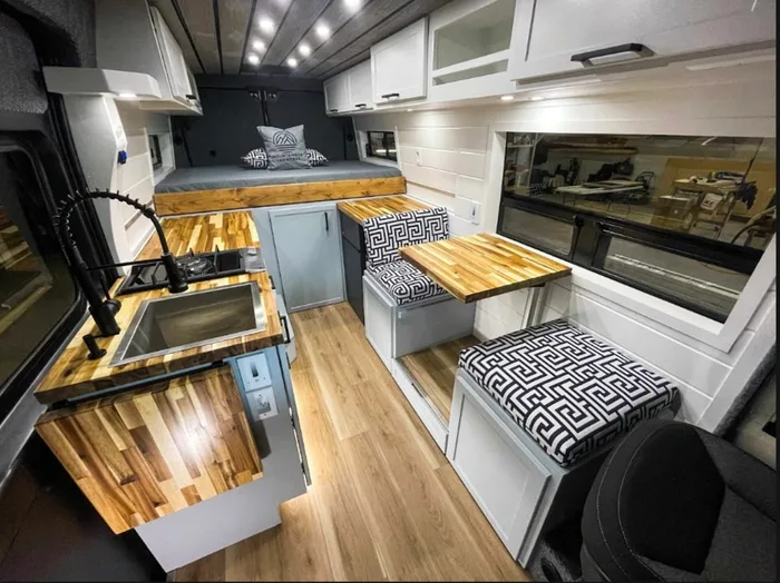 RAM Promaster 2500 camper van rental in Simi Valley California exterior view