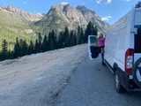Dodge Squatchy camper van rental in Durango Colorado exterior view