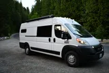 Ram Sunset camper van rental in Spokane Washington exterior view