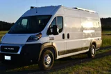 Ram Sunset camper van rental in Spokane Washington exterior view