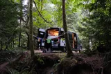 RAM Surf Hippo camper van rental in Bellevue Washington exterior view