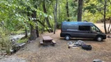 RAM Surf Hippo camper van rental in Bellevue Washington exterior view