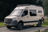 TrueVan Vision X camper van rental in Eastvale California exterior view