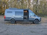 Navan Vans Guinevere camper van rental in Bellevue Washington exterior view