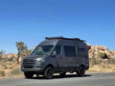 2022 Storyteller Overland Stealth 4x4 Camper Van Rental in Seattle, Washington camper van rental