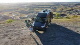 Weekend Vans Sprinter 170 4X4 camper van rental in Spokane Washington exterior view