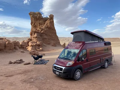 2022 Winnebago Solis Off-Grid Camper Van Rental in Spokane, Washington camper van rental