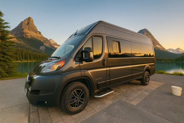2023 Jayco Swift 20D - Camper Van Rental in Bellevue – Sleeps 4 with Bathroom, Kitchen & Solar Power camper van