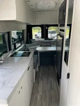 Kitchen area in Pleasure Way Ontour 2.2 Class B camper van rental in Orlando Florida
