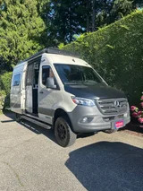 Revel Revel camper van rental in Bellevue Washington exterior view