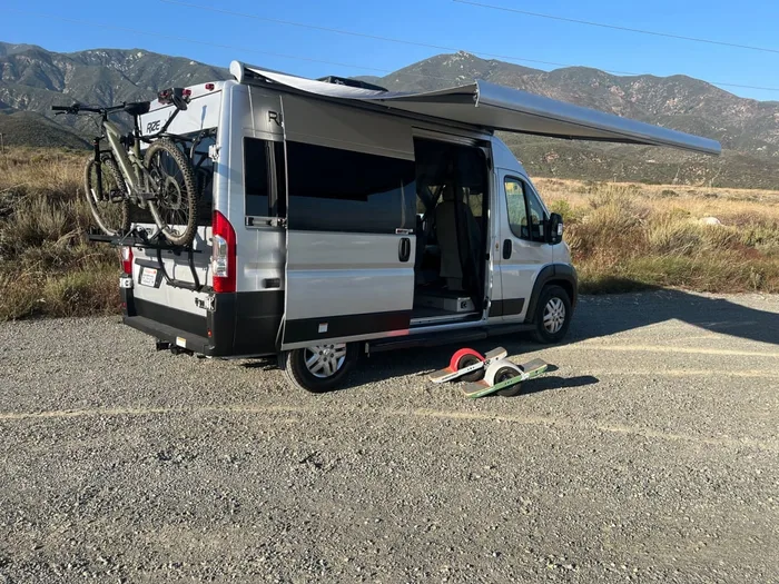 Thor Motor Coach Rize 18M camper van rental in Eastvale California exterior view