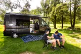 Vanture Customs Trailhead camper van rental in Hatboro Pennsylvania exterior view