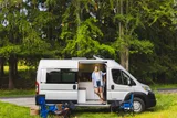 Vanture Customs Wanderer camper van rental in Hatboro Pennsylvania exterior view