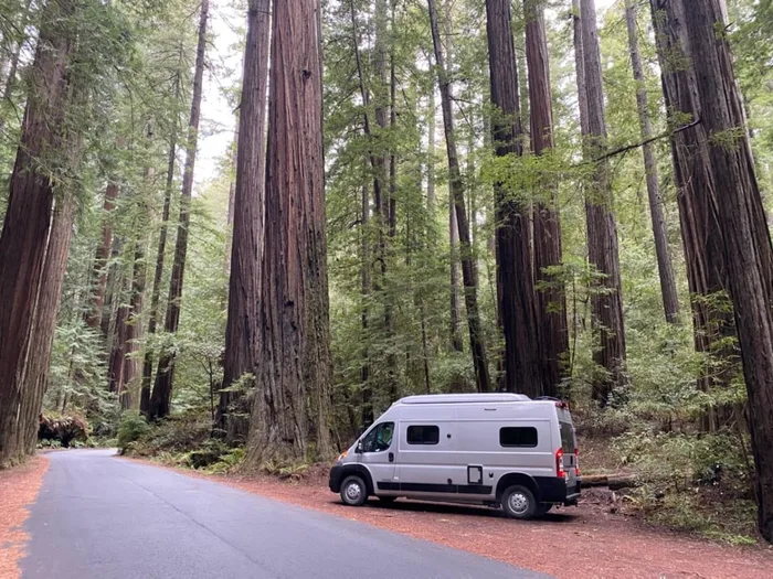 Winnebago Solis 59P camper van rental in GLENDALE California exterior view