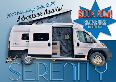 2023 Winnebago Solis Family-Friendly Camper Van Rental in Fort Worth, Texas camper van rental