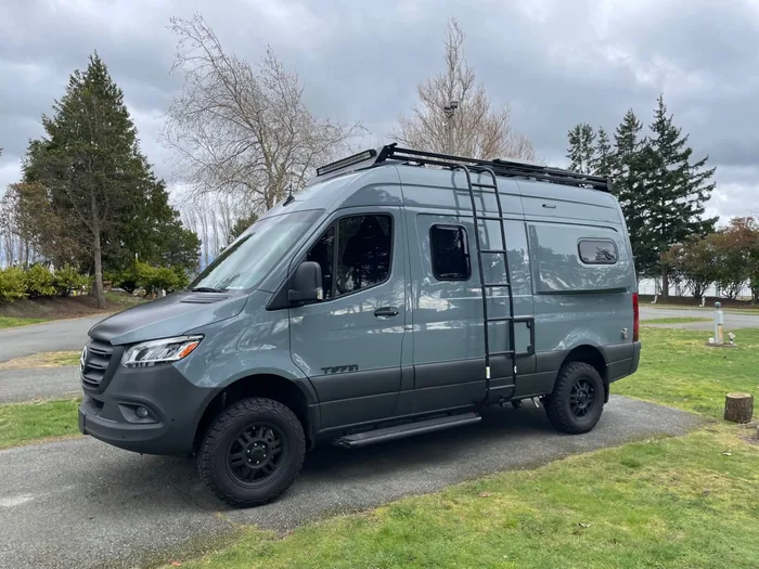 Tiffin GH1 camper van rental in Bellevue Washington exterior view